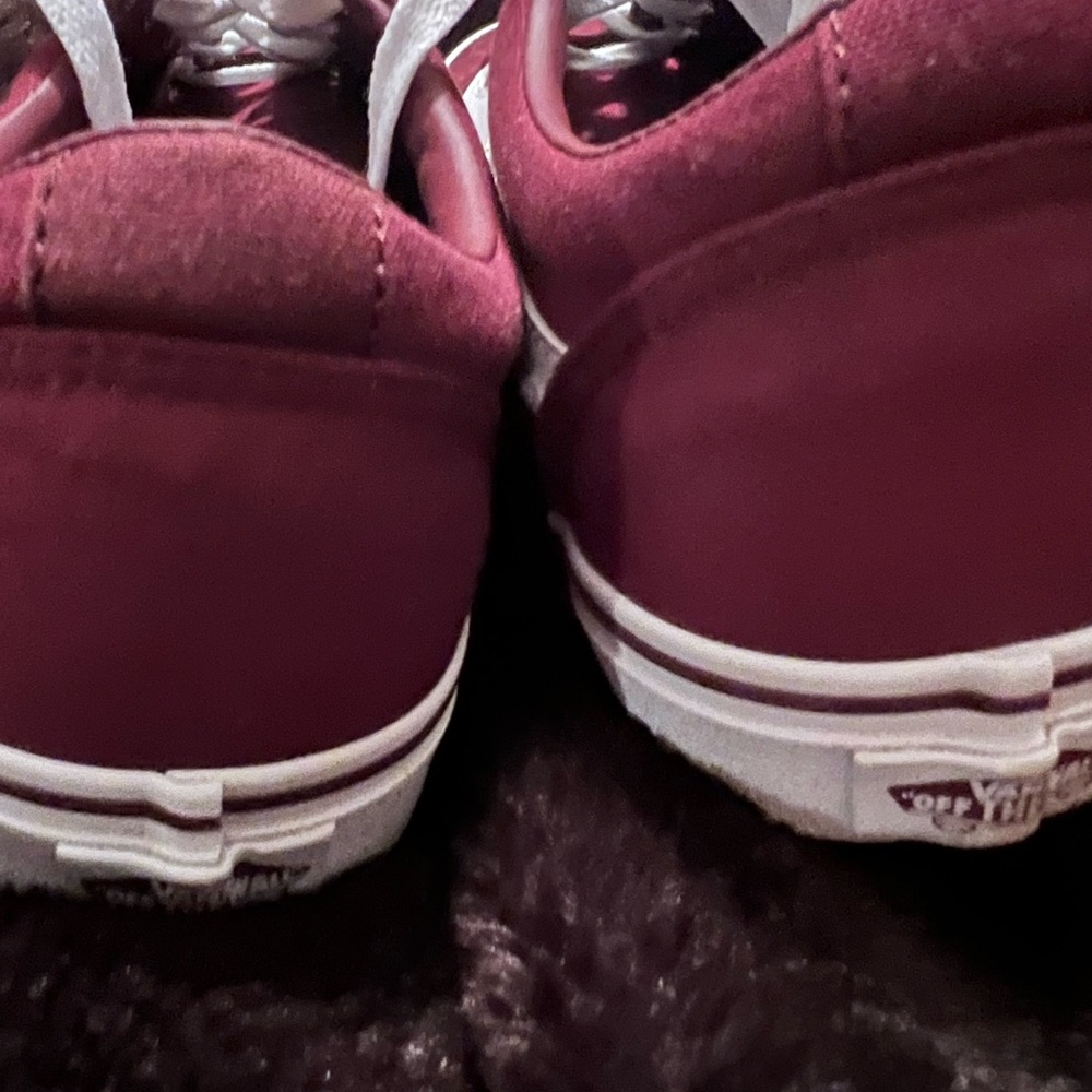 Maroon Low Rise Vans - Picture 4 of 6
